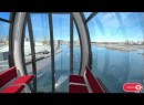 Mit Emirates Air Line über die Themse in London