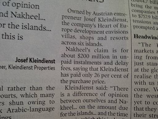 Josef Kleindienst: Investoren klagen