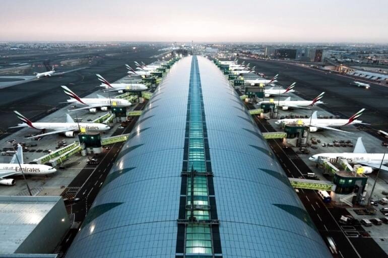 Flughafen Dubai der am stärksten ausgelastete Flughafen der Welt in einer Liste von 20 Flughäfen