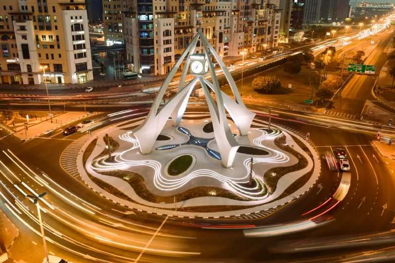 Uhrenturm in Dubai