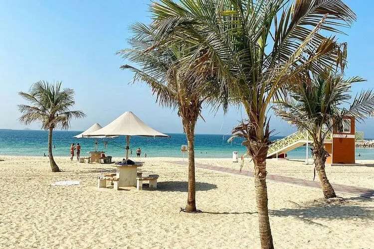 كراسي الشاطئ والمظلات