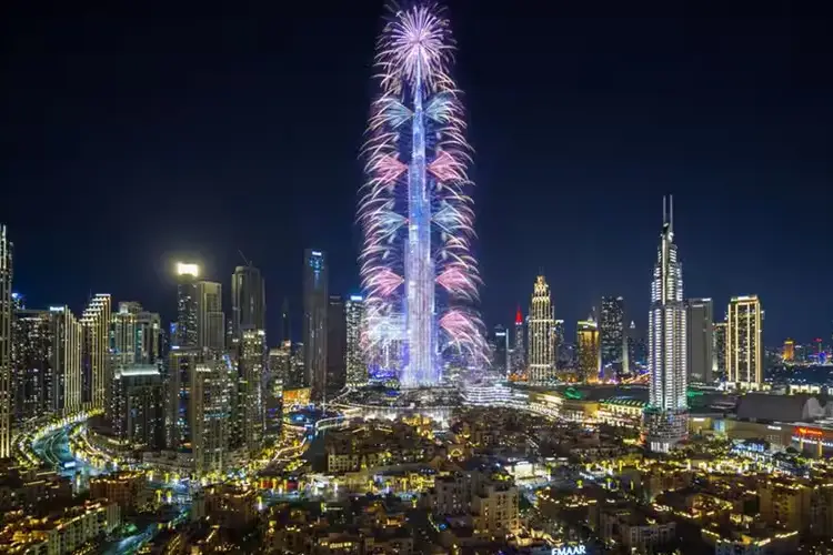 Silvester im Burj Park - Burj Khalifa 1 Silvester im Burj Park - Burj Khalifa